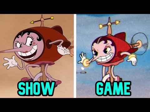 The Cuphead Show SEASON 2 VS. Cuphead Video Game Comparison