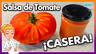 Cómo hacer SALSA de TOMATE CASERA y Cómo CONSERVARLA TRUCOS y CONSEJOS