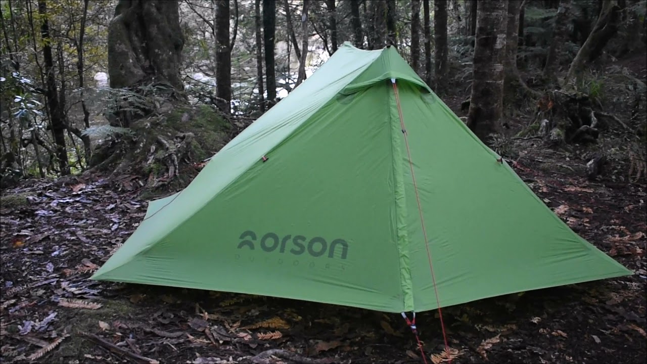 Indie 2 Ultralight 2 Person Silnylon Tent - YouTube
