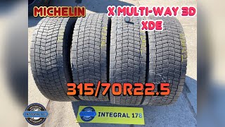 Грузовые шины бу 315/70R22.5 Michelin X MultiWay 3D XDE