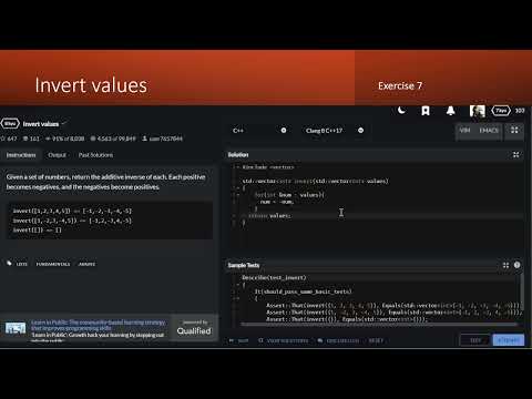 7- Invert values  In C++ بالعربي