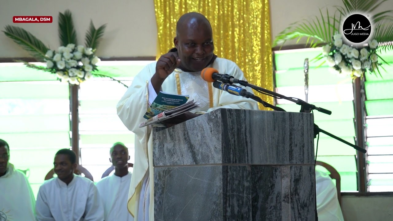 Neno la Paroko, Pd. Prosper Kesy Baada ya Walezi wa Utoto Mtakatifu Kufanya Misa ya Shukrani Mbagala