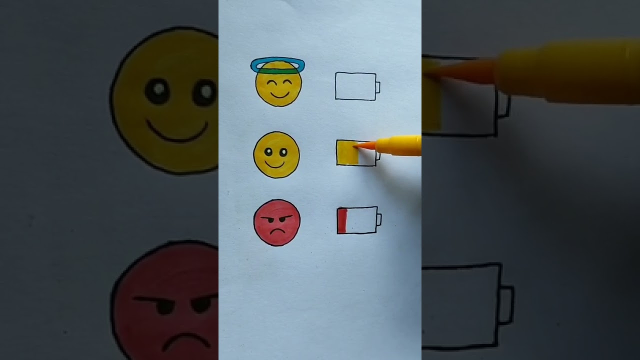 what is your mood 😠🙂😇 satisfying art ||