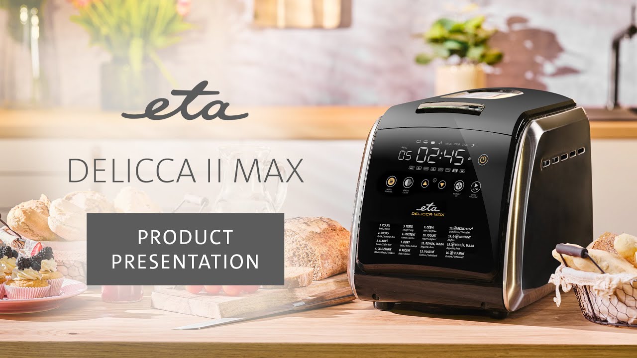 Home bread maker ETA Delicca II Max - YouTube | Brotbackautomaten