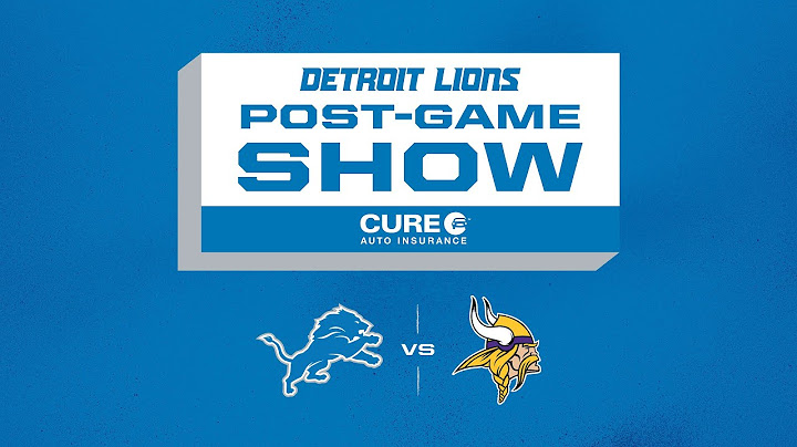 Lions vs. Vikings Week 18 | Detroit Lions Live CURE Auto Insurance Postgame Show