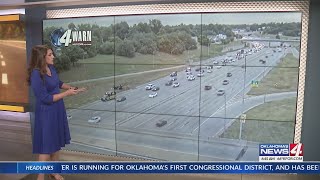 Crash slows traffic on I-44 in Oklahoma City