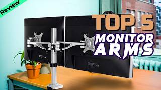 Best Monitor Arms 2026 Top 5 Picks For Ergonomic Desk Setup
