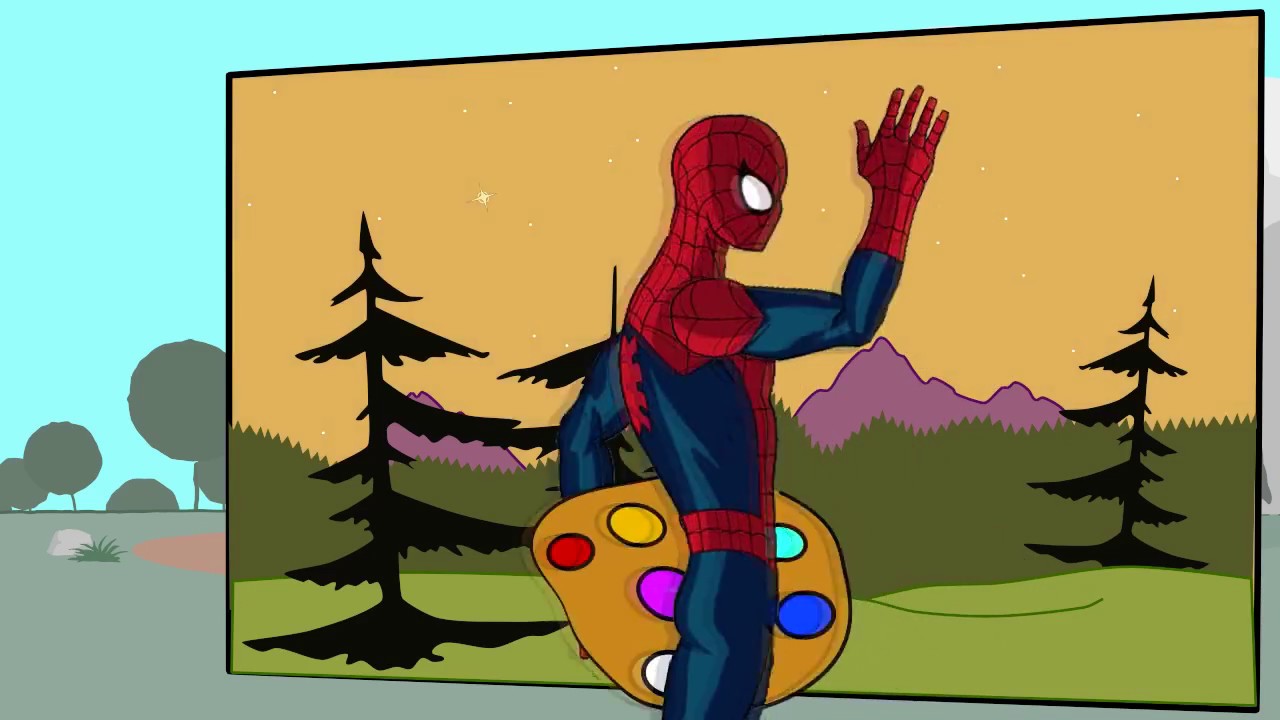 Spiderman teaching new words for kids youtube