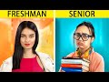 Freshman vs Senior at School / Funny Situations that Everyone Can Relate to