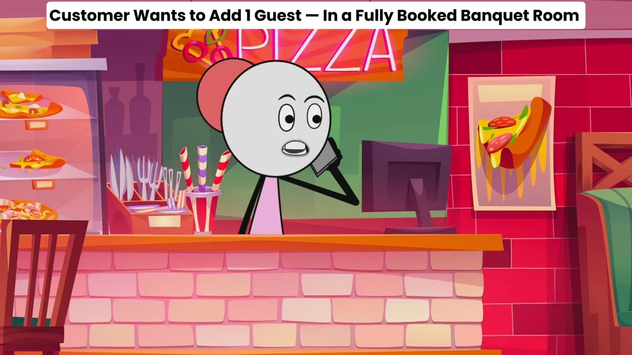 Клиент хочет добавить еще одного гостя — в полностью забронированном банкетном зале 🤯