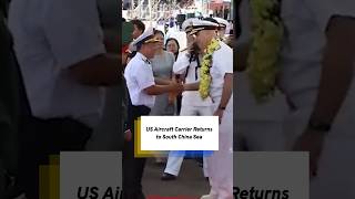 US Aircraft Carrier Returns to South China Sea | Taiwan Talks #shorts