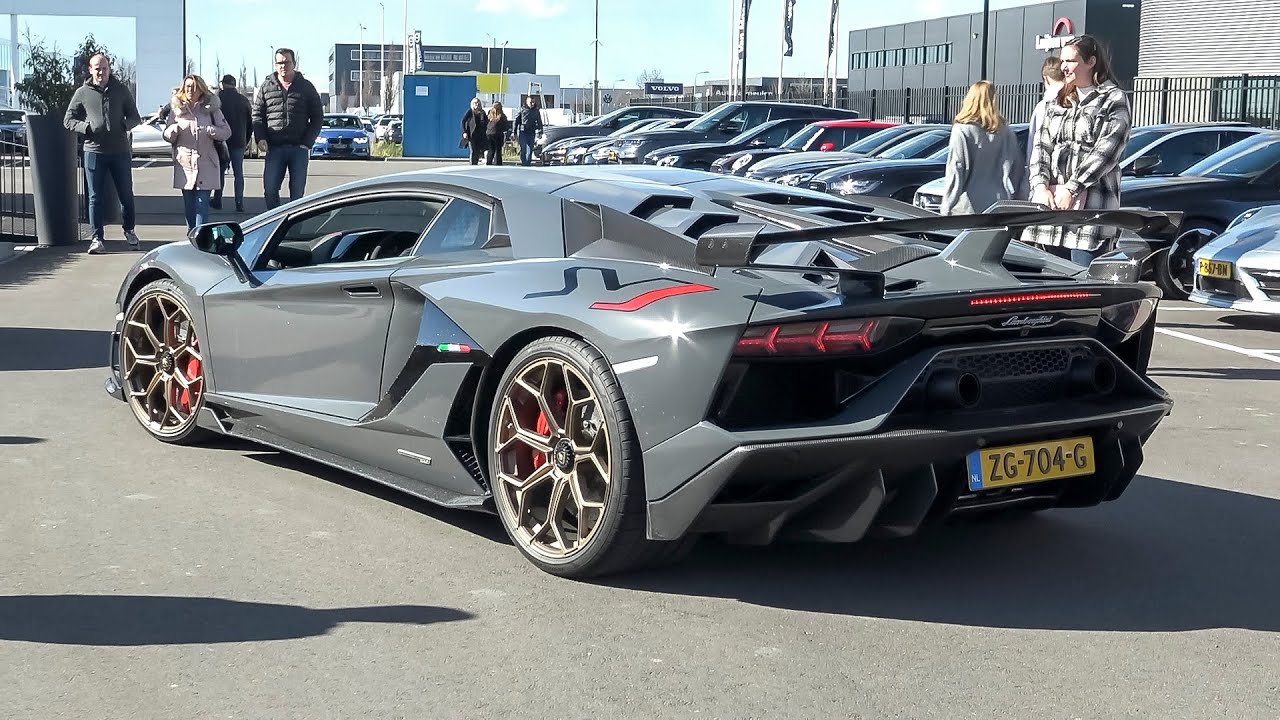 Aventador SVJ with Decat Capristo Exhaust LOUD Revs