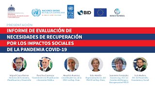 Informe de Evaluación Necesidades de Recuperación por los Impactos Sociales de la Pandemia COVI...