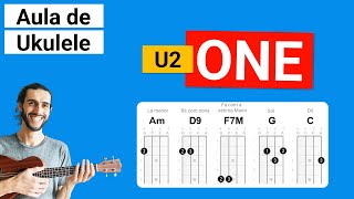 ONE (U2) Como tocar no Ukulele | Play Along