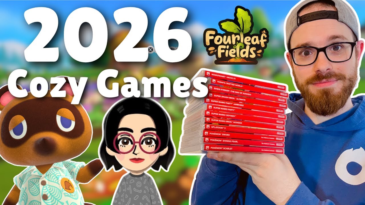 MY MOST Anticipated COZY GAMES For 2026 | Nintendo + PC