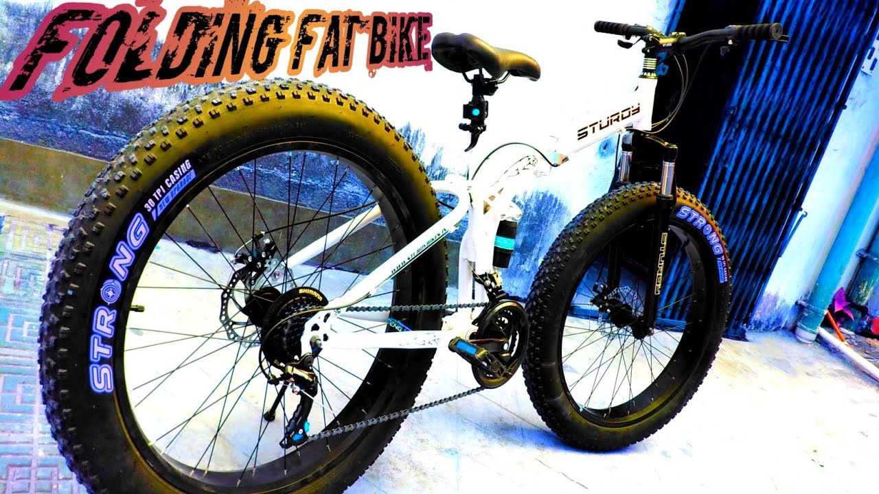 sturdy fat bike with 26x4 inch tires