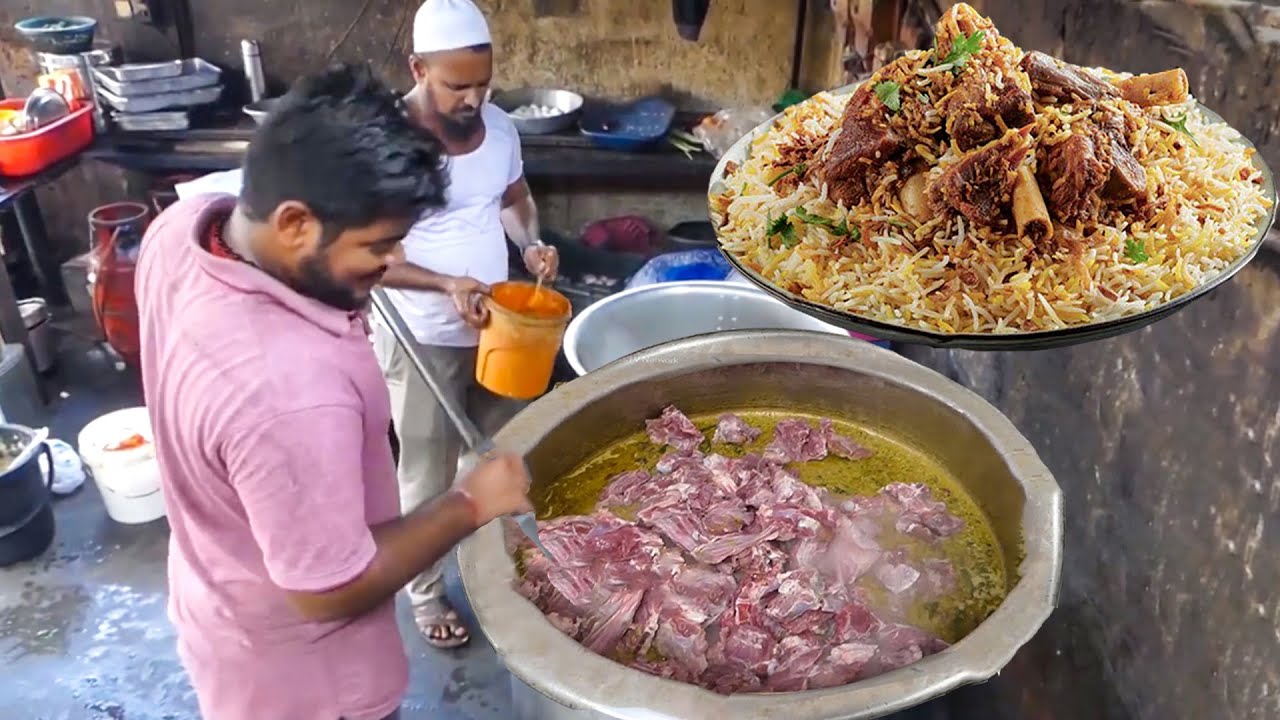 Mutton Dum Biryani Making | How To Make Hyderbadi Special Mutton Dum Biryani | मटन दम बिरयानी | KikTV Network