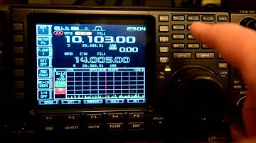 Quick split function on the Icom IC-756PRO