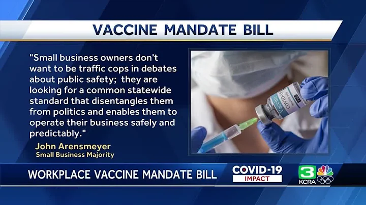 California bill would establish COVID-19 vaccine mandate for business employees