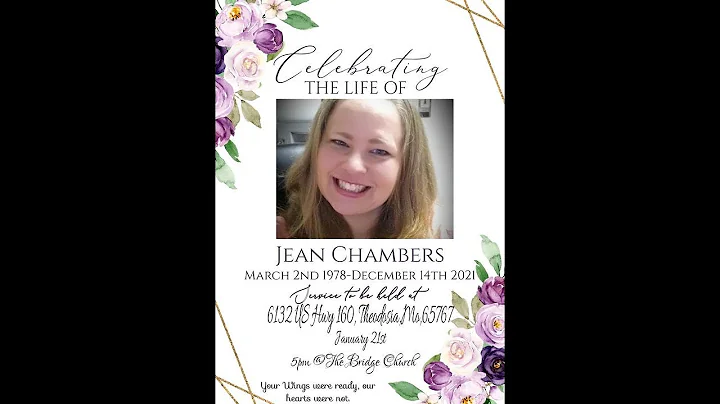 Celebration of Life Jeanne Chambers