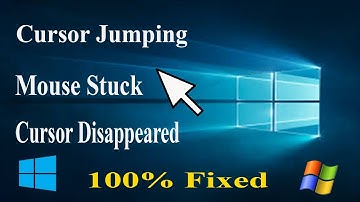 How to Fix Sticking Cursor Problems| Mouse stuck or Disappeared on Windows 10 | Cursor Jumping