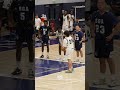 He had his Sierra Canyon teammates hype