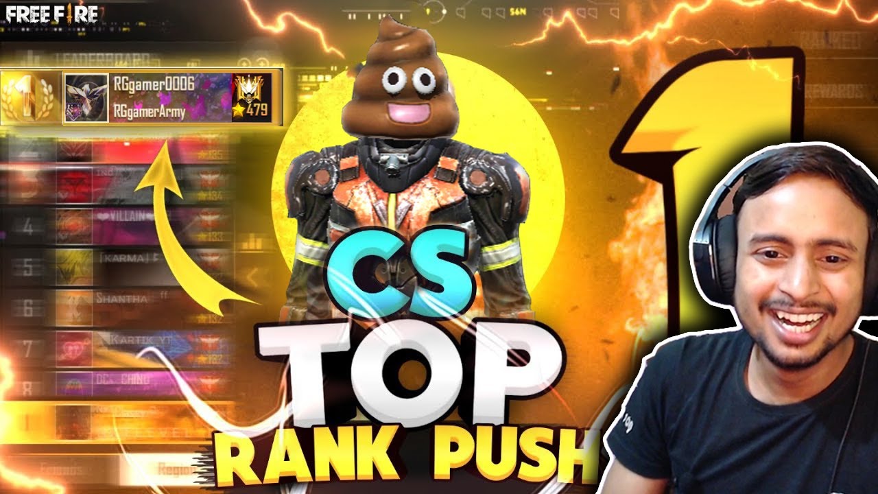 PUSH TO TOP 1 GRANDMASTER - CS RANKED 😎👽 #2BGAMER #FREEFIRELIVE # ...