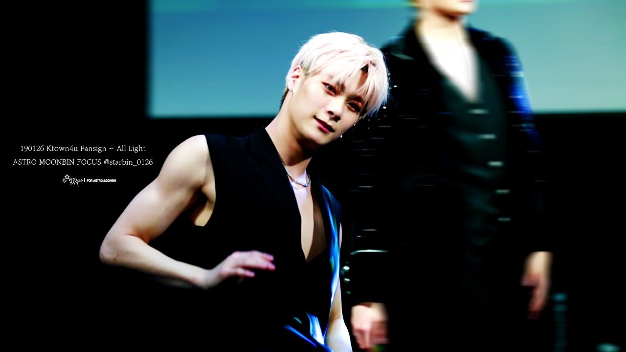 190126 Ktown4u 팬싸인회  All Right (전화해) 아스트로 문빈 FOCUS (fancam)