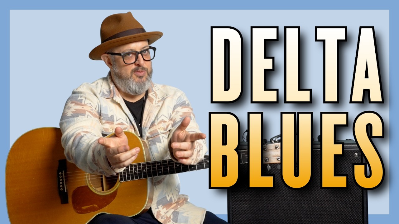 Easy Delta Blues Guitar Techniques in Drop D Tuning