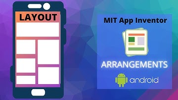 How to use Layouts(Arrangements) in MIT App Inventor || UI Design || By Krishna Raghavendran