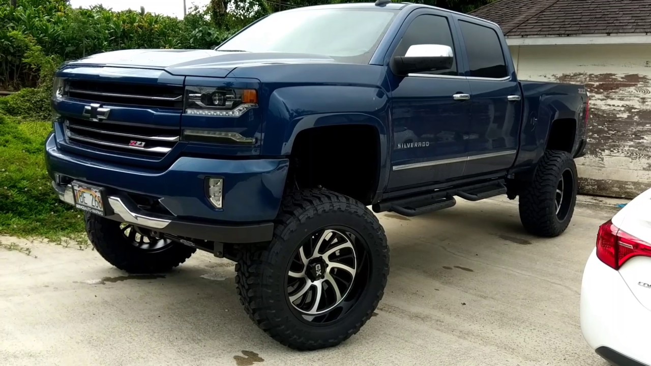 Lifted 2017 Chevrolet Silverado 1500 LTZ Z71 4x4 - YouTube