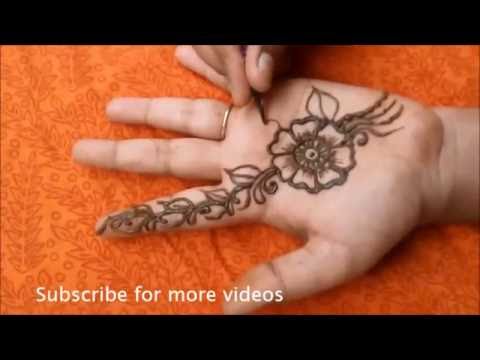 Simple New Mehndi Design Using Hair Plucker Easy Latest Arabic