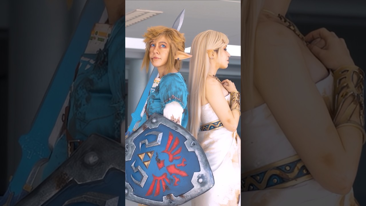 😍BEAUTIFUL Link and Zelda cosplays from Japan Weekend😍 The Legend of Zelda Breath Of The Wild🌸❤️