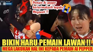 Megawati Bikin Haru Pemain Lawan😭 Momen Megawati Hangestri Bantu Bangunkan Pemain Ai Pepper