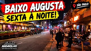 BAIXO AUGUSTA PACKED!😱 What's a Friday night like on Rua Augusta