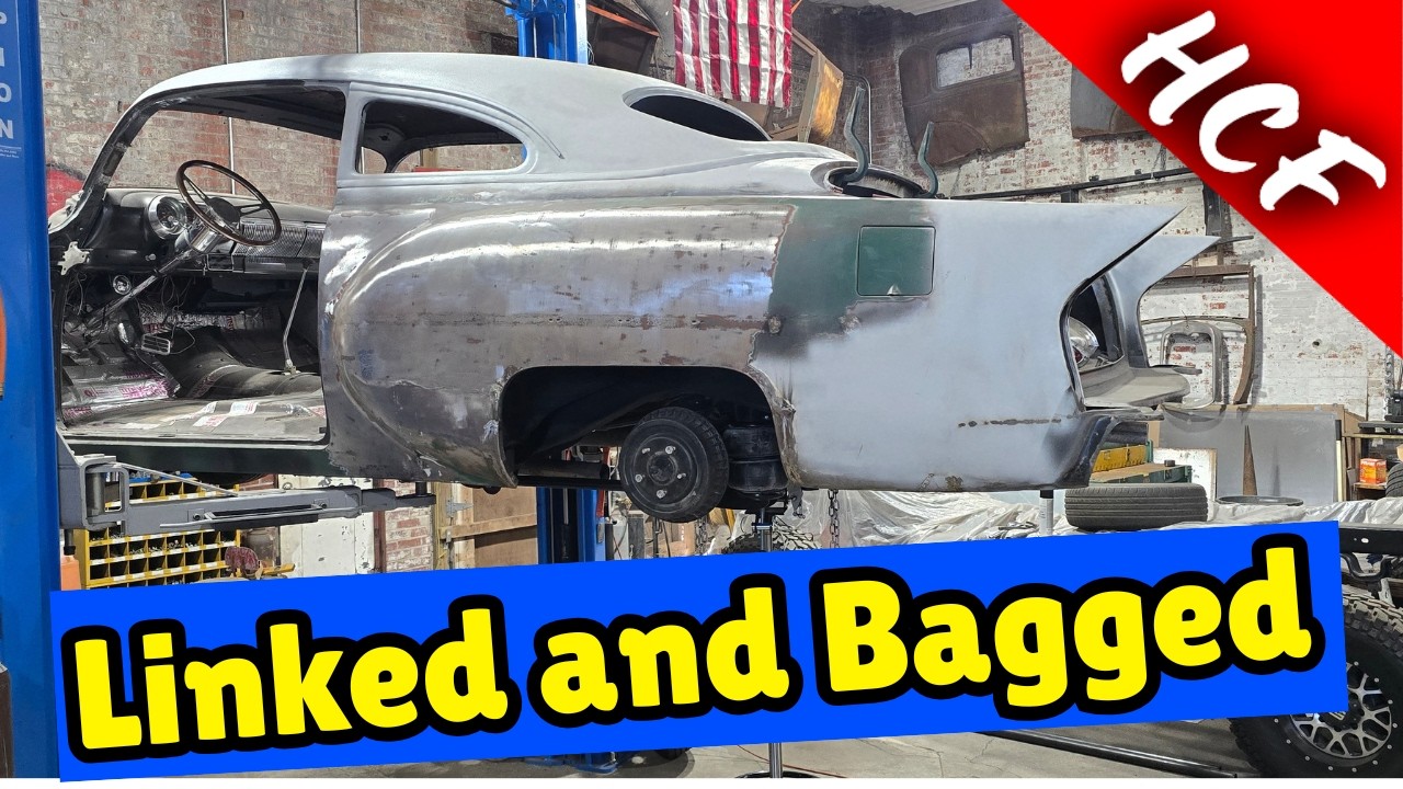 bagged and 4 linked 1953 chevy