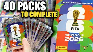 CAN WE *COMPLETE* OUR WORLD CUP 2026 STICKER ALBUM BEFORE THE WORLD CUP FINAL | 40 Pack Opening CAN WE *COMPLETE* OUR WORLD CUP 2026 STICKER ALBUM BEFORE THE WORLD CUP FINAL | 40 Pack Opening
