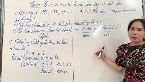 Caác baài toán vế dãy số cách đều lớp 4 năm 2024