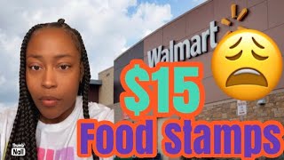 STRUGGLE WITH TERESA: SPENDING MY LAST $15 IN FOOD STAMPS| ROBBING PETER TO PAY PAUL ATP 😂