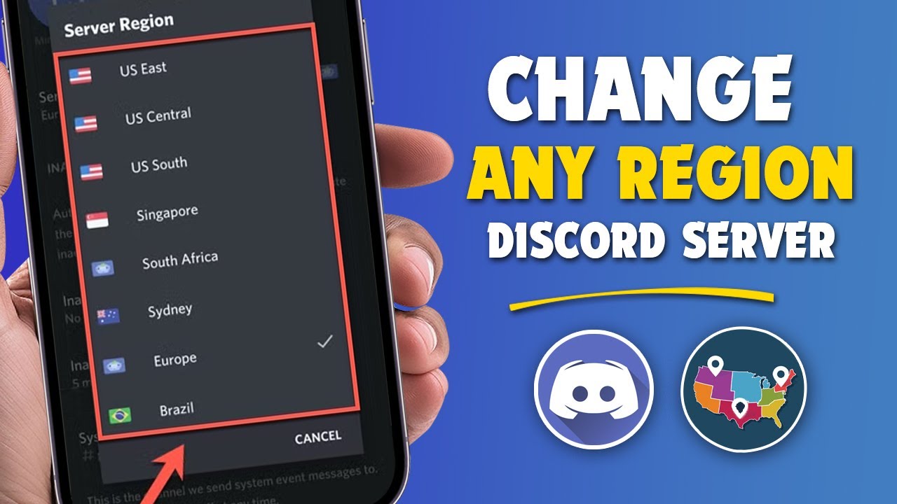 How To Change Region On Discord Server (Android & iOS) - YouTube