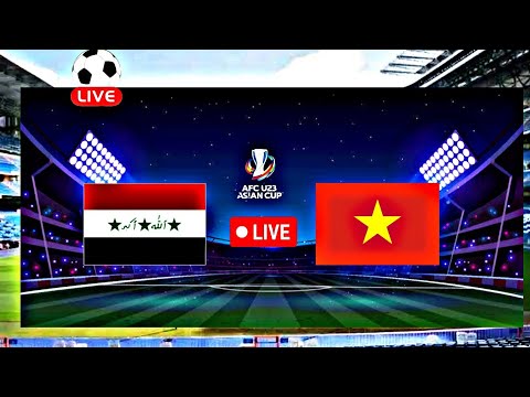Iraq U-23 vs Vietnam U-23 | #AFC U23 Asian Cup | football live match today 2024 Goals results