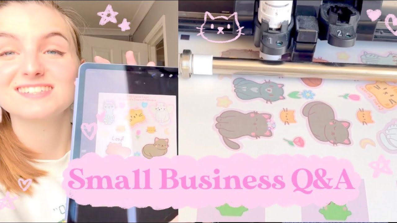 Small business Q&A, sticker making gone wrong and learning from ...