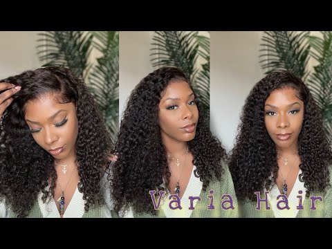 Wig Show & Tell | 13x4 Lace Frontal Fluffy Water Wave Wig | Varia Hair