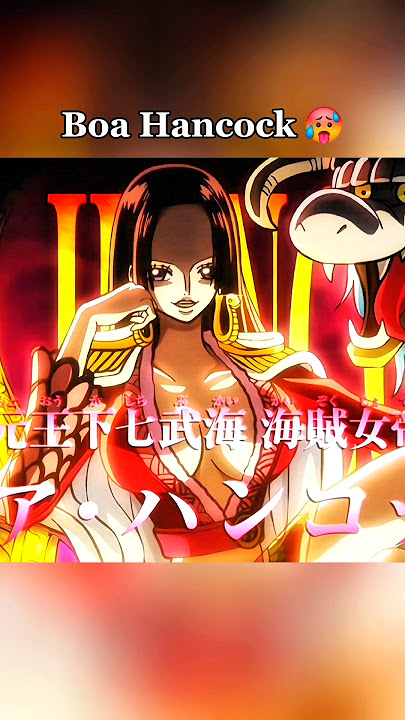 Boa Hancock- Sempero [AMV/Edit] | One Piece