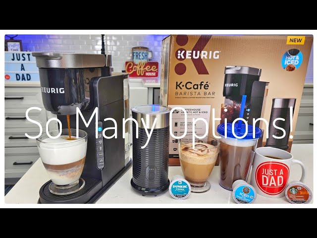 Keurig K-Café Barista Bar Single Serve Coffee Maker and Frother, Black