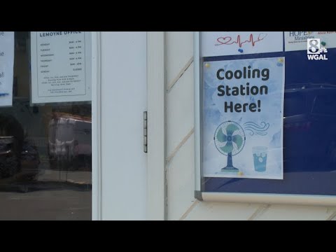 Cooling stations are open during heat wave - YouTube