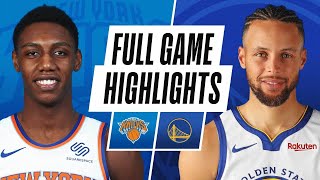 Game Recap: Knicks 119, Warriors 104