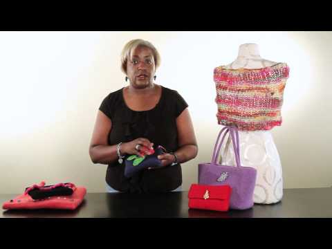 Come aggiungere abbellimenti per Felted Borse: Borsa Idee