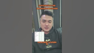 全球科技股可能迎来大调整。隔夜美股三大指数全线下跌，纳指下跌 #股市 #投資 #股票 #k线 #美股 #熱門 #成長股 #正能量 #领涨