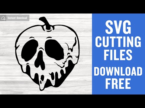 Poison Apple Svg Free Cutting Files for Cricut Instant Download